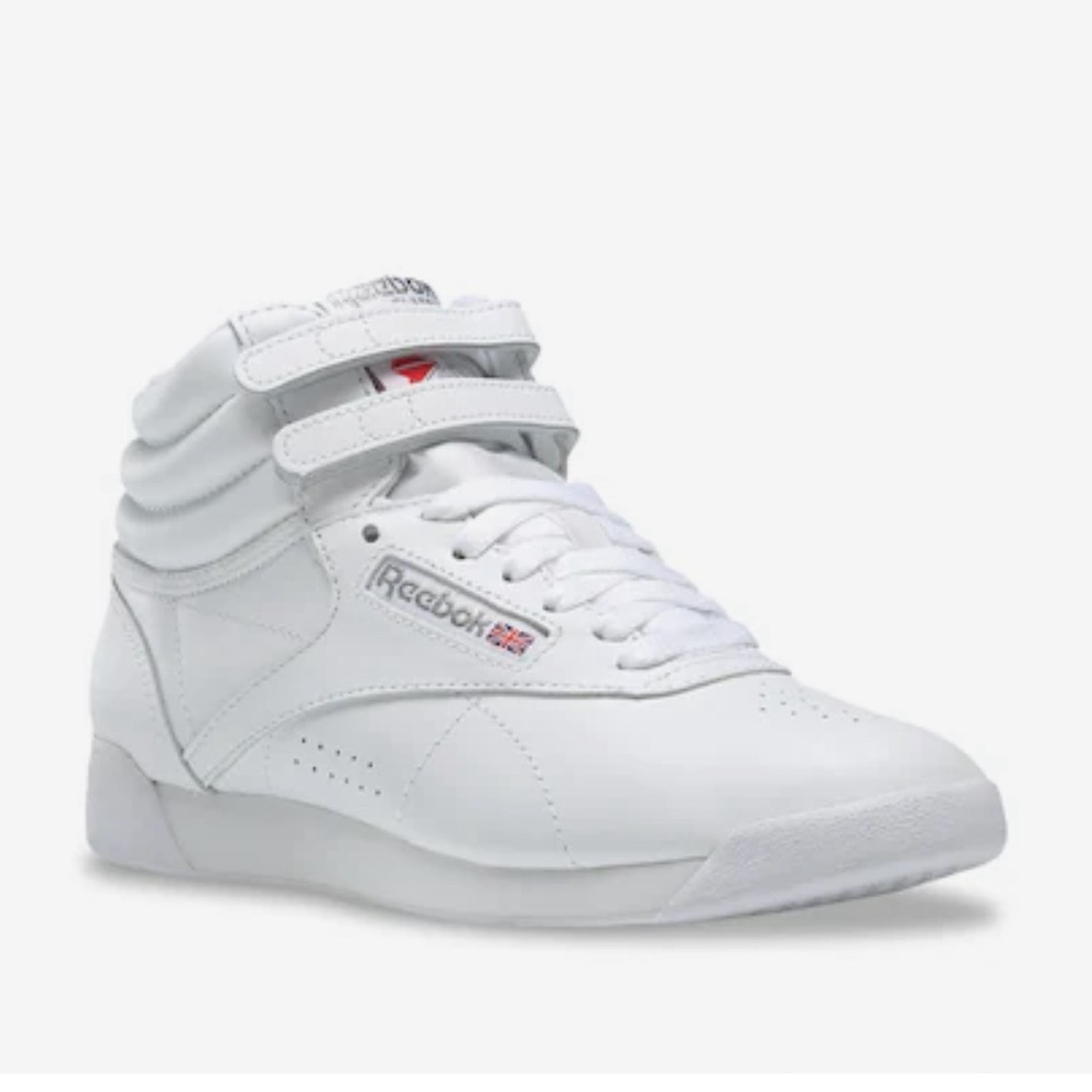 Reebok classic high top freestyle women’s shoes worn one time